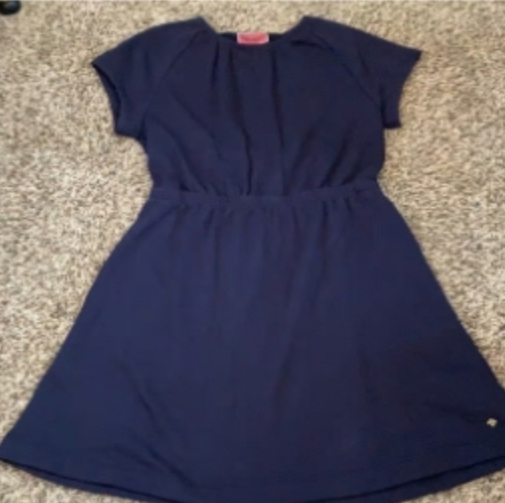 Kate Spade Navy Lace Dress Textured
